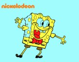 Bob Esponja saludando