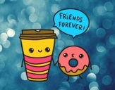 Café y donut