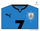 Camiseta del mundial de fútbol 2014 de Uruguay