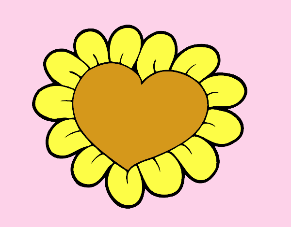 Corazón flor