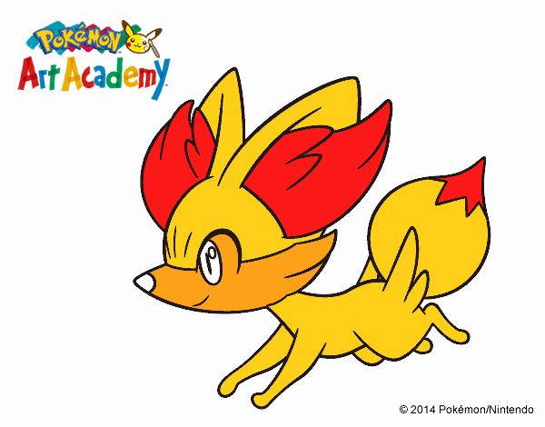 Fennekin corriendo