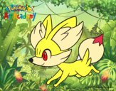 Fennekin corriendo