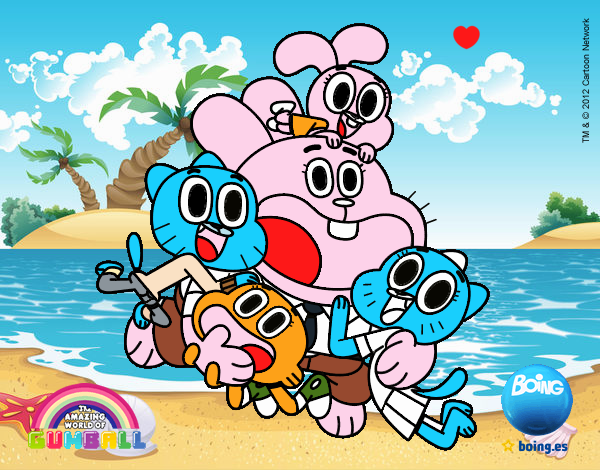 Gumball y amigos contentos