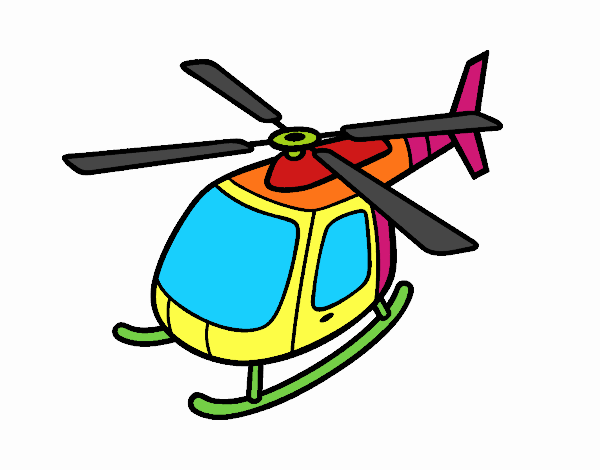 Helicóptero volando