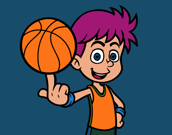 Jugador de baloncesto junior