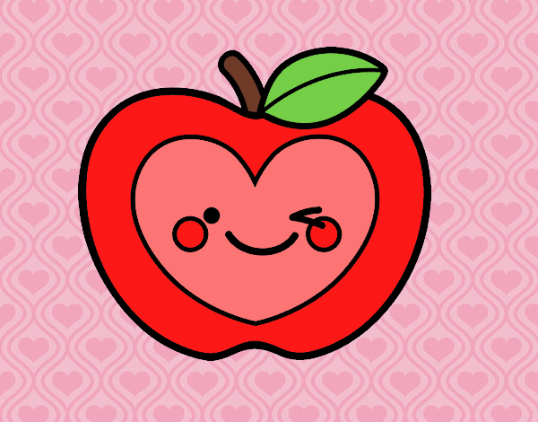 Manzana corazón