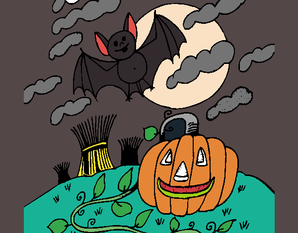 Paisaje de Halloween