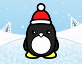 Pingüino navideño