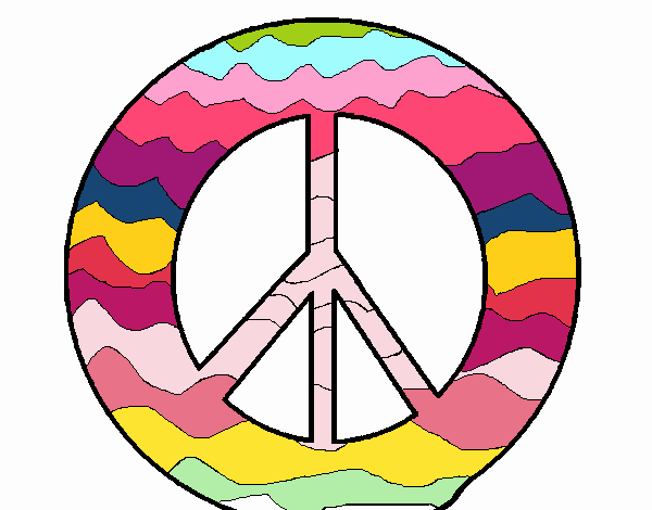 Dibujo de Símbolo de la paz pintado por en Dibujos.net el día 29-09-20 a  las 20:17:58. Imprime, pinta o colorea tus propios dibujos!