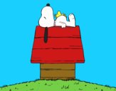 Snoopy durmiendo