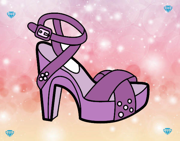 TACONES GLAMUR PURPLE 