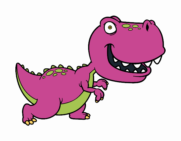 Dibujo de Barney el Dinosaurio pintado por en  el día 30-09-20 a  las 20:34:24. Imprime, pinta o colorea tus propios dibujos!