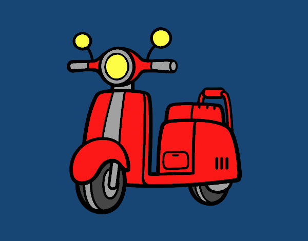 Una vespa