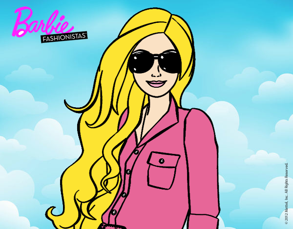 Barbie con gafas de sol