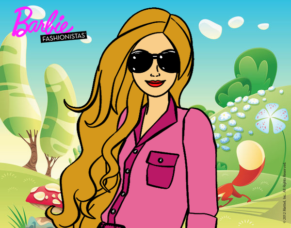 Barbie con gafas de sol