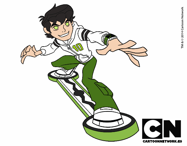 Ben 10 skateboard