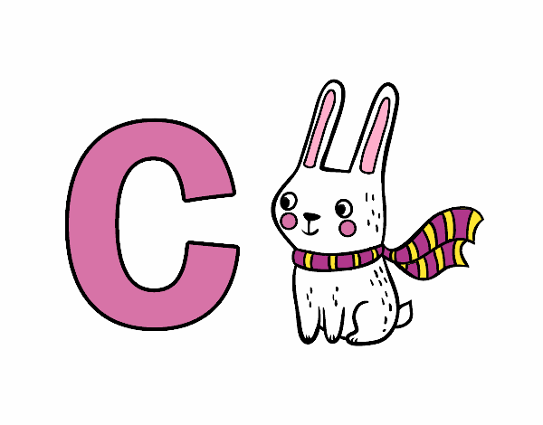  Dibujo de C de Conejo pintado por en Dibujos.net el día