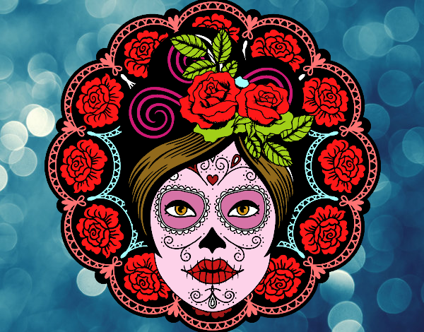 Calavera mejicana femenina