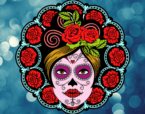 Calavera mejicana femenina