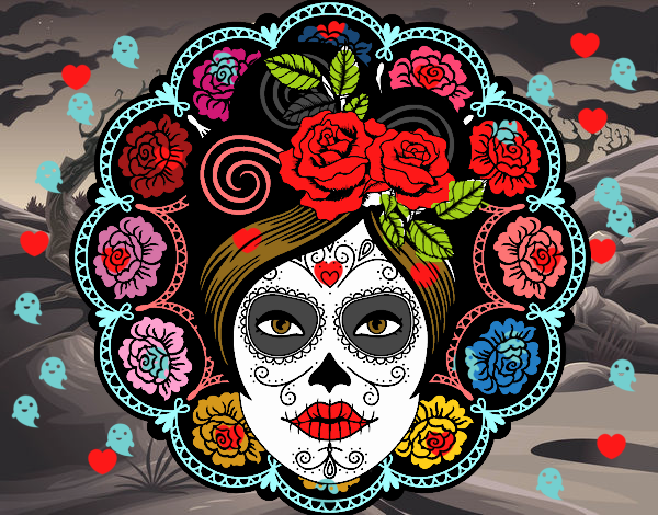 Calavera mejicana femenina