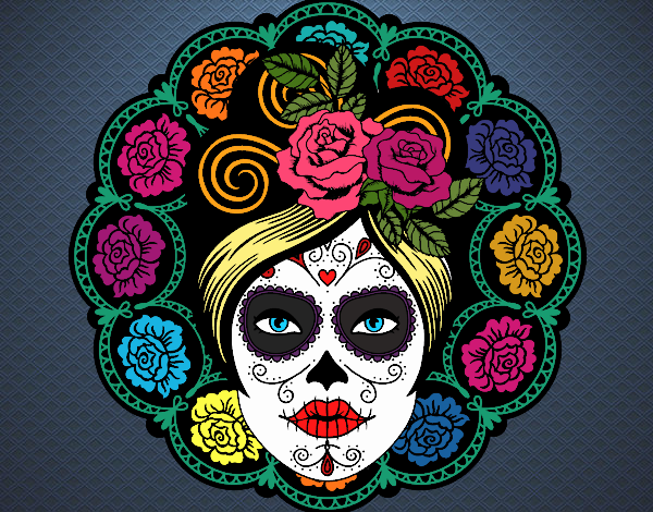 Calavera mejicana femenina