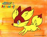 Fennekin corriendo