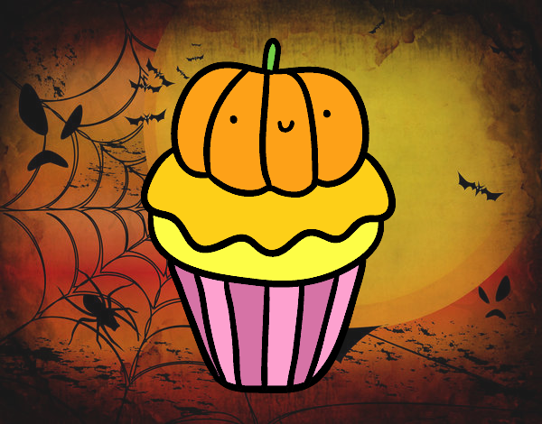 calabaza cupcake