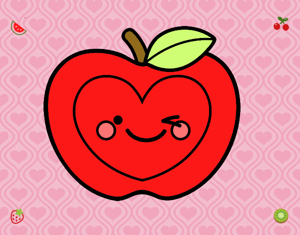 Manzana corazón