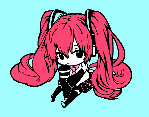 Miku Chibi vocaloid