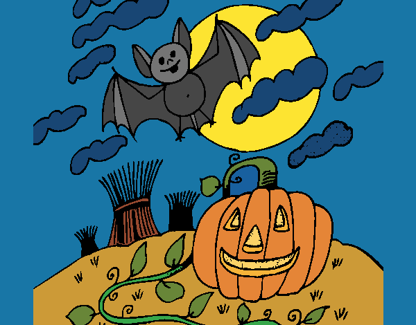 Paisaje de Halloween