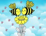 Pareja de abejas