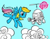 Rainbow Dash y la tortuga tanque