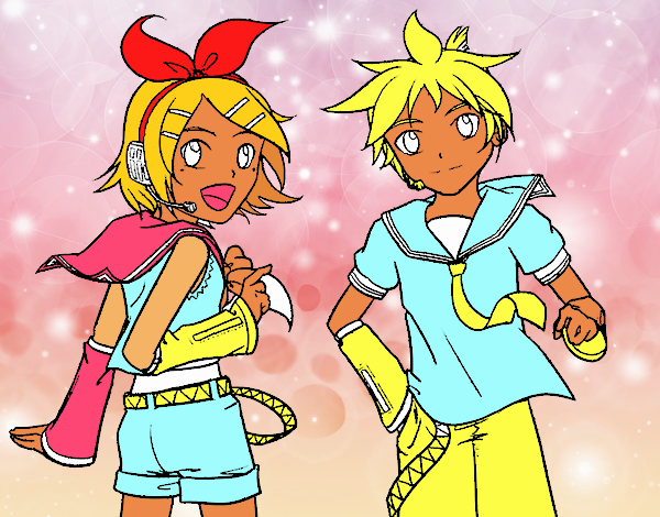 Rin y Len Kagamine Vocaloid