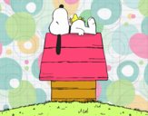 Snoopy durmiendo