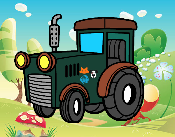 Un tractor