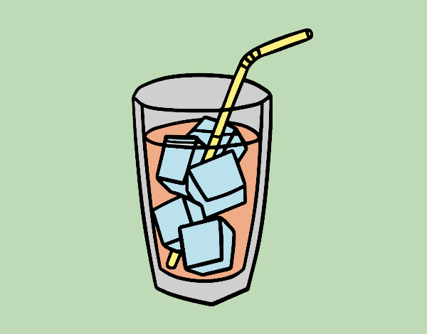 Un vaso de refresco