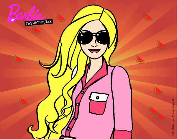 Barbie con gafas de sol