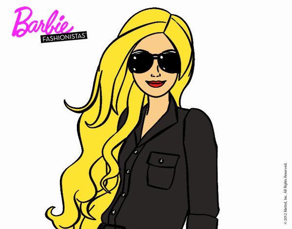 Barbie con gafas de sol