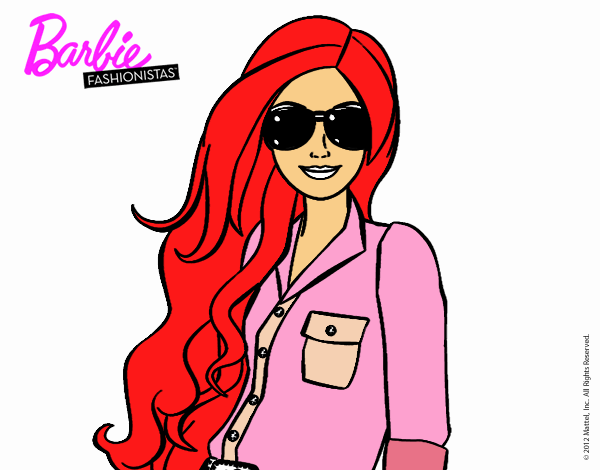 Barbie con gafas de sol