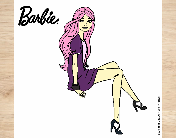 Barbie sentada