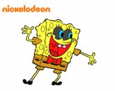 Bob Esponja saludando