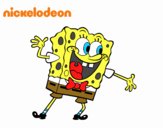 Bob Esponja saludando