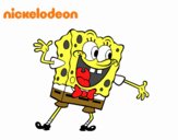 Bob Esponja saludando