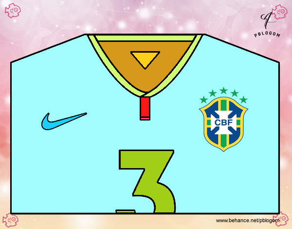 Camiseta del mundial de fútbol 2014 de Brasil