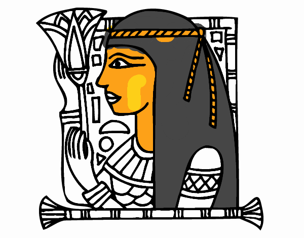 Dibujo de Cleopatra pintado por en  el día 16-10-20 a las  18:39:17. Imprime, pinta o colorea tus propios dibujos!