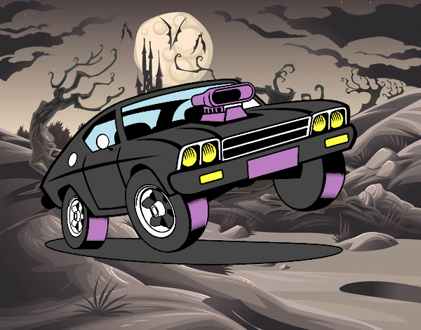 carro de Halloween