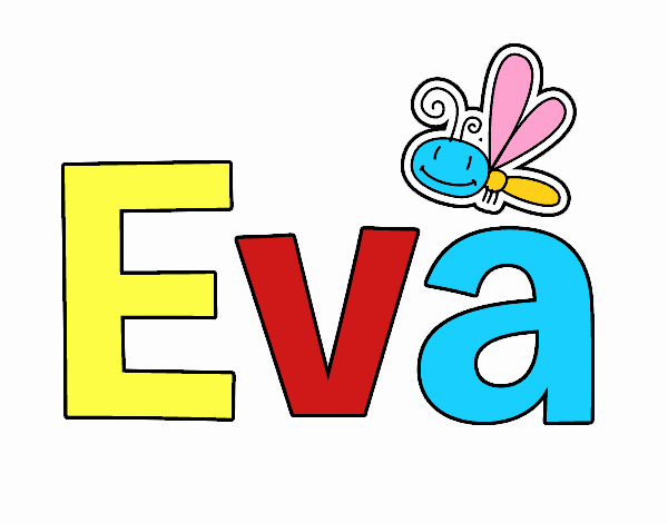 Dibujo de nombre Eva pintado por en  el día 15-10-20 a las  19:25:50. Imprime, pinta o colorea tus propios dibujos!
