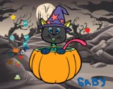 Gatito de Halloween