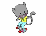 Gato skater