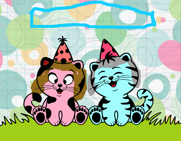 Gatos de cumpleaños